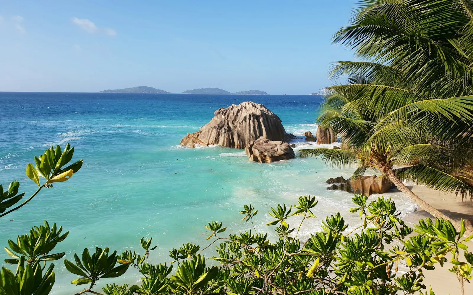 large rocks on the Island